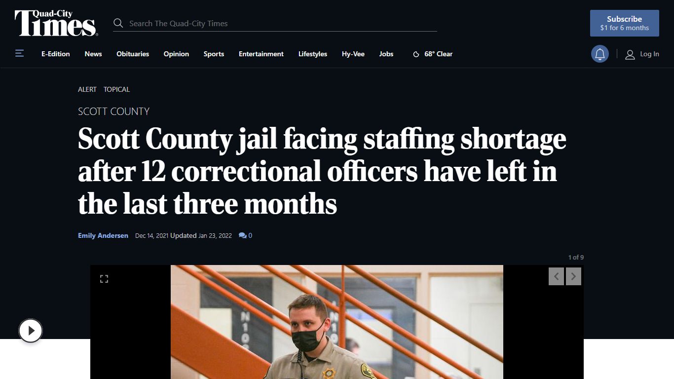 Scott County jail facing staffing shortage after 12 ...